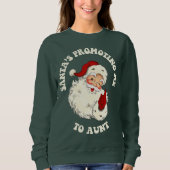 kerstman promoot me tot tante kerst trui (Voorkant)