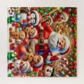 Kerstman Puzzel (Horizontaal)