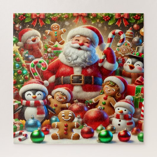 Kerstman Puzzel (Verticaal)