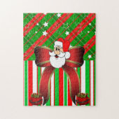 Kerstman — Puzzle Santa Legpuzzel (Verticaal)