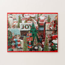 Kerstman - Puzzle Santa Snowman Tree Joy 252-pc