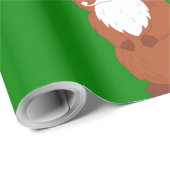 Kerstman Quokka Australische kerst Cadeaupapier (Rol Hoek)