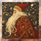 kerstman raamsticker (Vel 2)