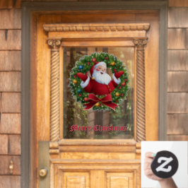 Kerstman Raamsticker