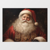 kerstman raamsticker (Vel)