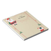 Kerstman & Rendier Boho Notitieblok (Schuin)