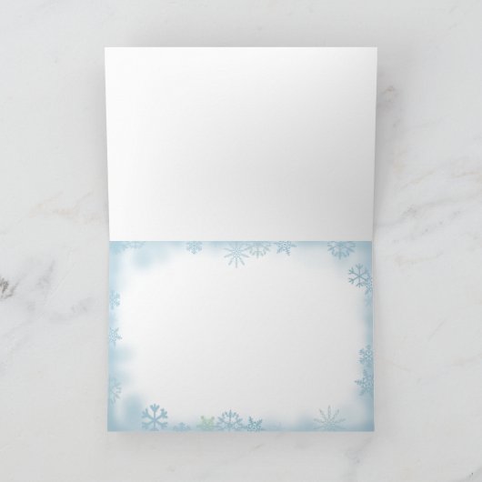 KERSTMAN & RENDIER FISHIN & TEKST DOOR SHARON FEESTDAGEN KAART (Binnen)