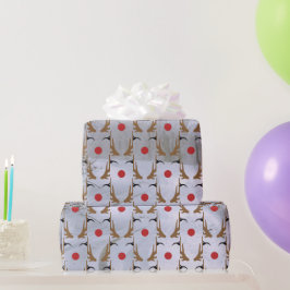 Kerstman rendier Kerstmis Cadeaupapier