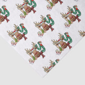 Kerstman rendier leuk Kerst vakantie Tissuepapier (Detail)