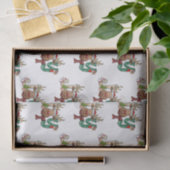 Kerstman rendier leuk Kerst vakantie Tissuepapier (Geschenk)