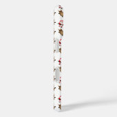 Kerstman Rendier Patroon Wit Case-Mate iPhone Case (Achterkant / Rechts)