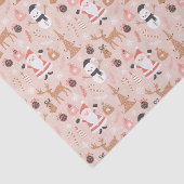 Kerstman Rendier Sneeuwman Kerstvakantie Tissuepapier (Detail)