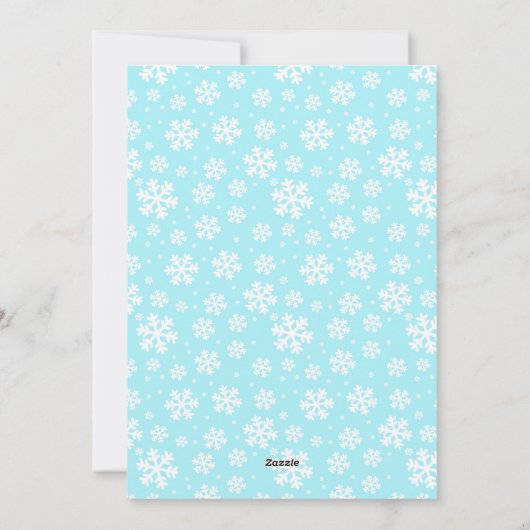 Kerstman rendiervoeten feestdagenkaart (Achterkant)