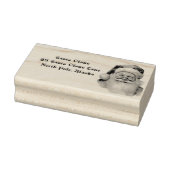 Kerstman Retouradres Noordpool Rubberstempel (Stempel)