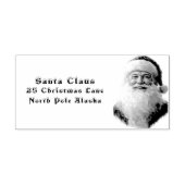 Kerstman retouradres Noordpool Rubberstempel (Afrduk)