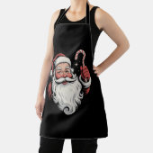 Kerstman Retro Cadeau Vintage Schort (Insitu)