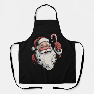 Kerstman Retro Cadeau Vintage Schort