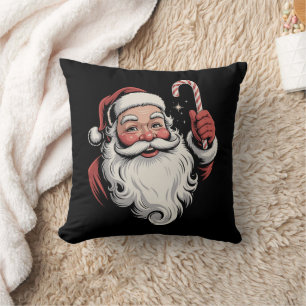Kerstman Retro Geschenk Vintage Kussen