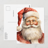 Kerstman Retro Kerstmis Briefkaart (Voorkant / Achterkant)