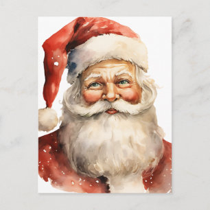 Kerstman Retro Kerstmis Briefkaart