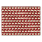 Kerstman Retro Kerstpatroon Tafelkleed (Voorkant (Horizontaal))