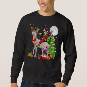 Kerstman Ridder Rendier Sphynx Kat Kerstboom O Trui