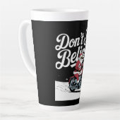 Kerstman rijdt naar de Mok van Kerstmis (Linkerhoek)