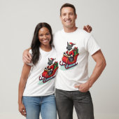 Kerstman rit van Pitbull T-shirt (Unisex)