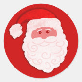 Kerstman rode sticker (Voorkant)
