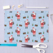 Kerstman rode wijn tissuepapier (Craft)