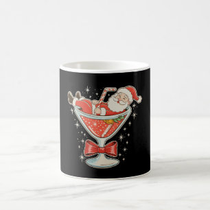 Kerstman Rommelig Martini Glas Kerstmis Koffiemok