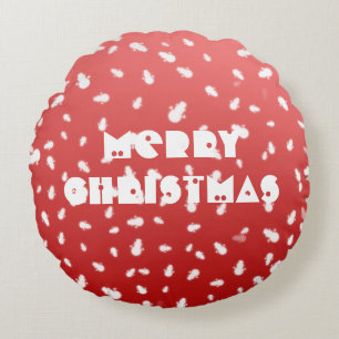 Kerstman Rond Kussen