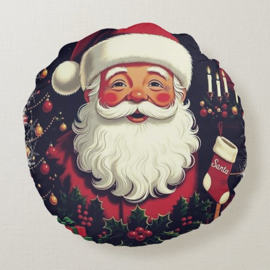 KERSTMAN ROND KUSSEN (Achterkant)