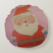 kerstman rond kussen (Voorkant)