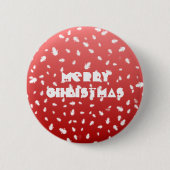 Kerstman Ronde Button 5,7 Cm (Voorkant)