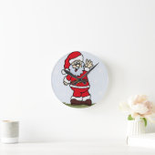 kerstman ronde klok (Huis)