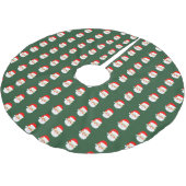 kerstman rood groene boom rok kerstboom rok (Gekanteld)