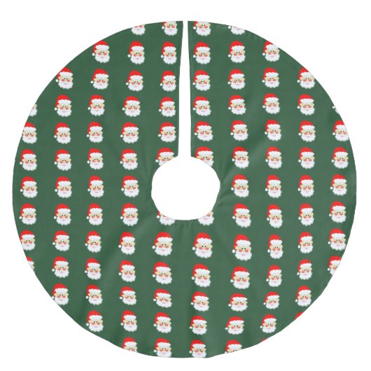 kerstman rood groene boom rok kerstboom rok (Voorkant)