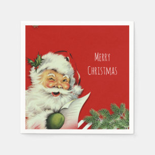 Kerstman Rood Kerstfeest Oud Servet