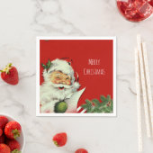 kerstman rood kerstfeest servet (Insitu)