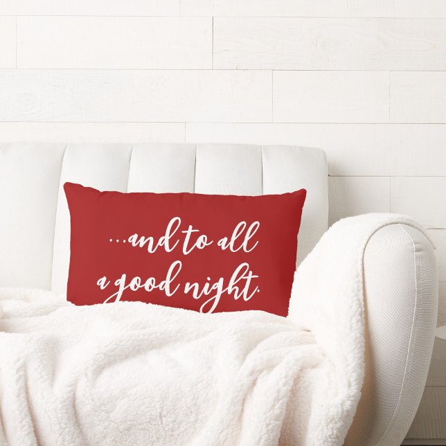 Kerstman rood wit verhaal Sierkussen Kussen (Creator heeft geüpload)