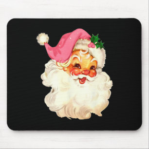 Kerstman Roze Kerstgezicht Oude Kerstman Vintage P Muismat