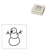 Kerstman Rubberstempel (Gestempeld)