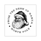 kerstman rubberstempel (Afrduk)