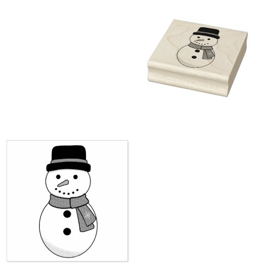 Kerstman Rubberstempel (Gestempeld)