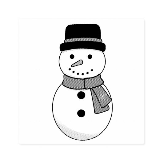 Kerstman Rubberstempel (Afrduk)