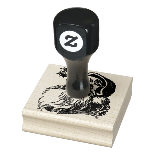 kerstman rubberstempel (Stempel)