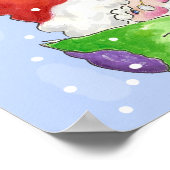 Kerstman, Rudolf en de Lijst Poster (Hoek)