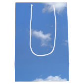 Kerstman Sand Snowman Medium Cadeauzakje (Achterkant)