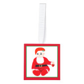 Kerstman Santa Baby Decoratie (Voorkant)